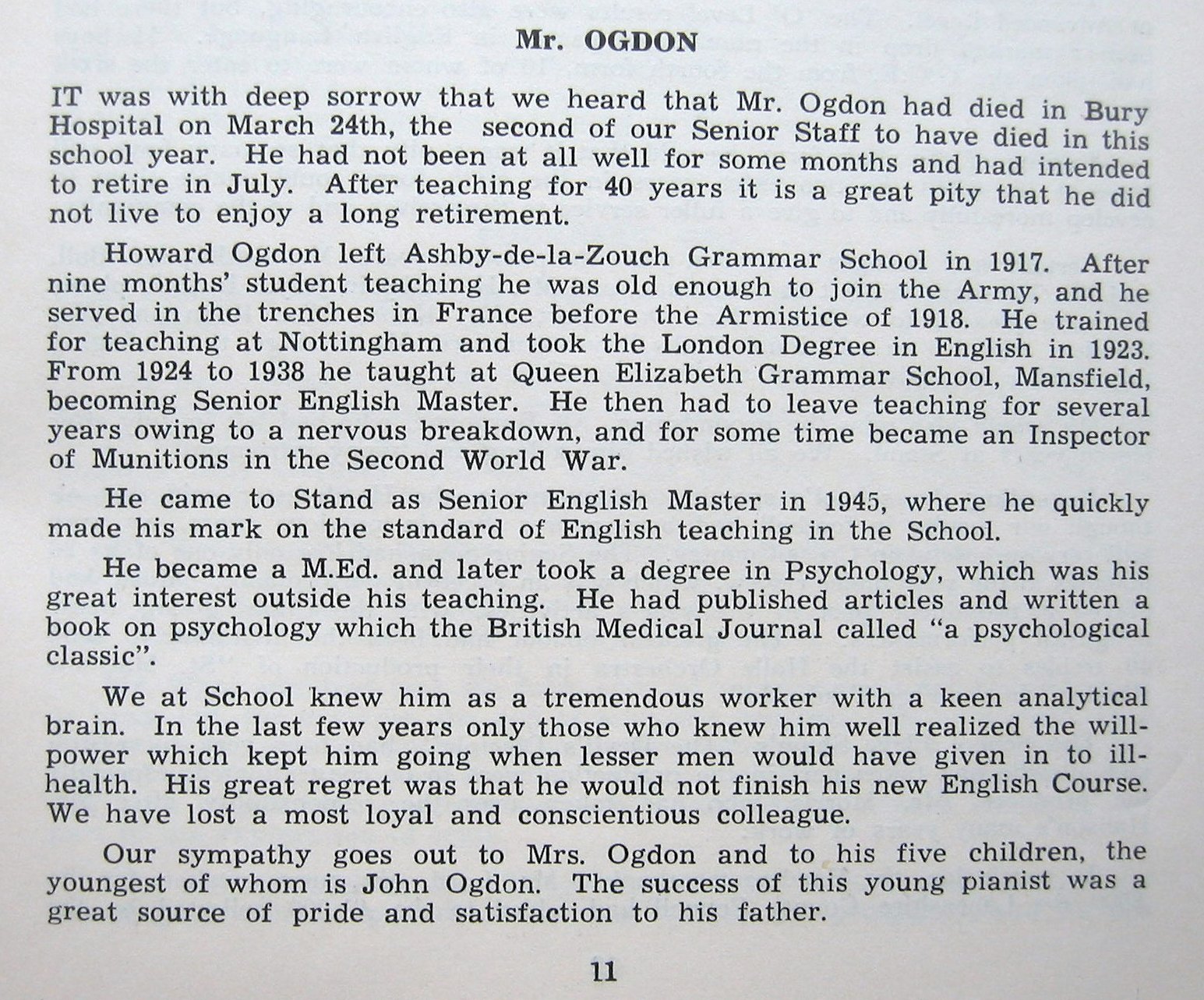 Ogdon obituary